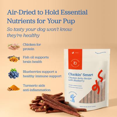 Show full view: Downtown Barkery Chicken High-Protein Jerky Stick Dog Treats, 1-lb bag slide 4 of 7