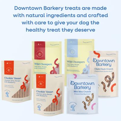 Show full view: Downtown Barkery Duck High-Protein Jerky Stick Dog Treats, 8-oz bag slide 7 of 7