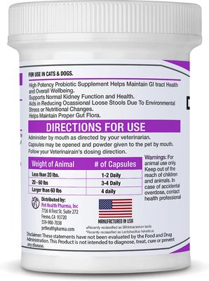 Show full view: Pet Health Pharma Vetbiome Plus High Potency Probiotics for Dog & Cat, 40 count slide 4 of 9