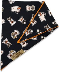 Slobber Threads Halloween Ghost Dogs Dog Bandana, Small slide 2 of 4
