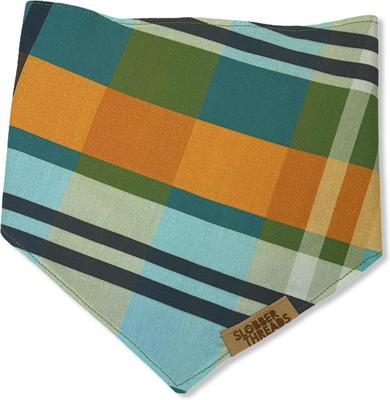 Show full view: Slobber Threads Harvest Plaid Dog Bandana, Small slide 2 of 5