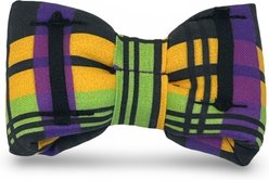 Slobber Threads Halloween Spellbound Plaid Dog Bowtie slide 2 of 3