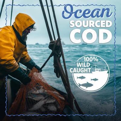 Show full view: Savory Prime Cod Skin Crunchy Bites Dog Treats, 8-oz bag slide 3 of 10