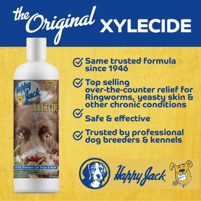 Show full view: Happy Jack Xylecide Itch Relief Dog Shampoo, 12-fl oz bottle slide 8 of 11