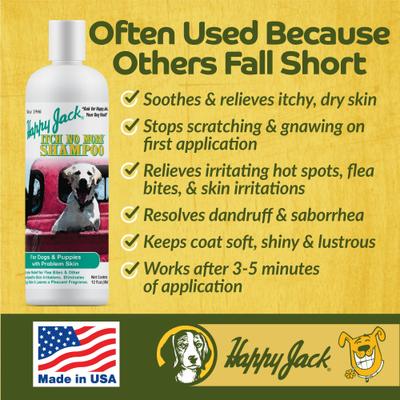 Show full view: Happy Jack Itch No More Dog Shampoo, 16-fl oz bottle slide 3 of 10