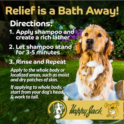Show full view: Happy Jack Itch No More Dog Shampoo, 16-fl oz bottle slide 7 of 10