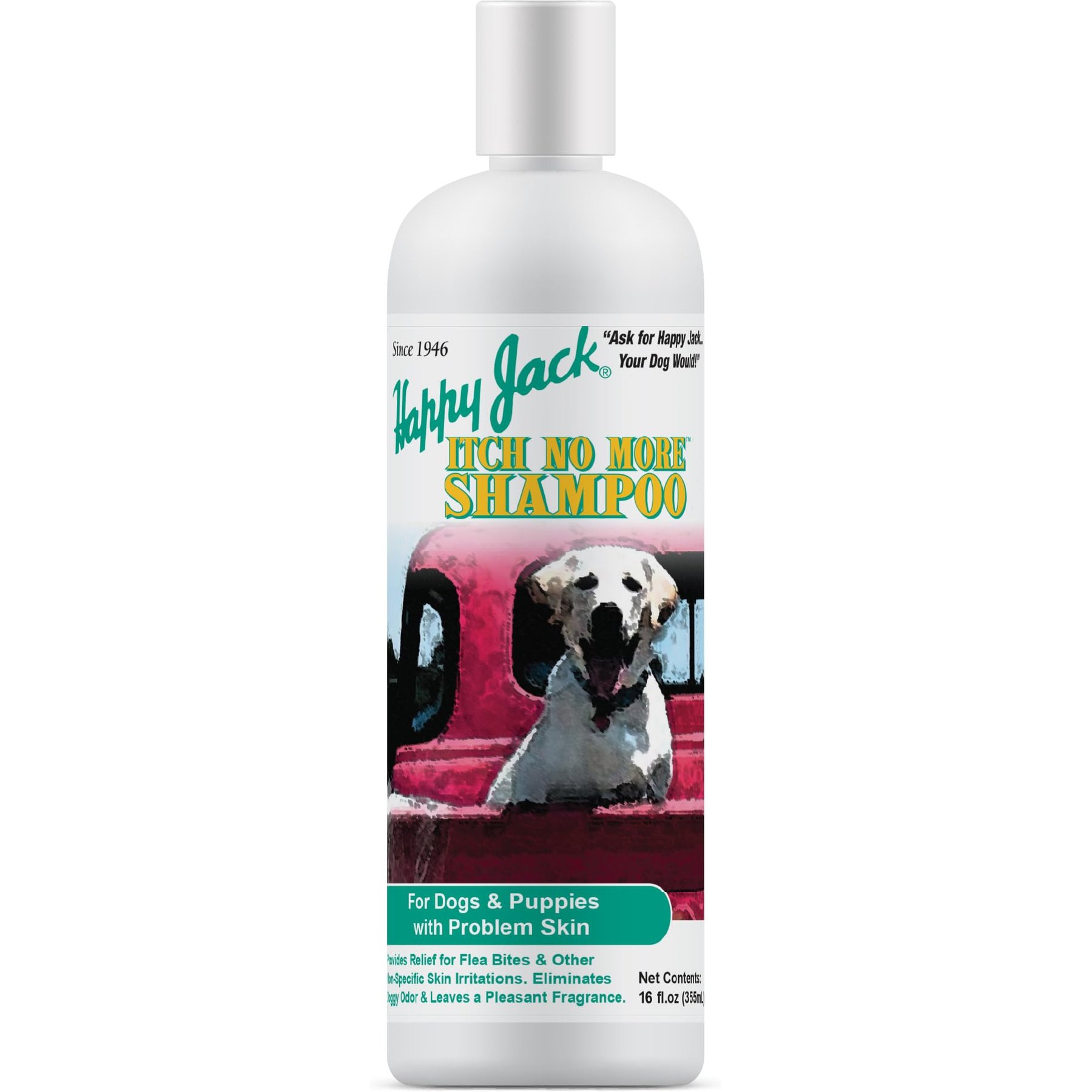 Happy Jack Itch No More Dog Shampoo, 16-fl oz bottle