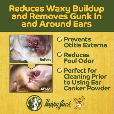 Show full view: Happy Jack Aloe Vera & Cucumber Eucalyptus Scent Dog, Cat & Horse Ear Wipes, 100 count slide 3 of 9