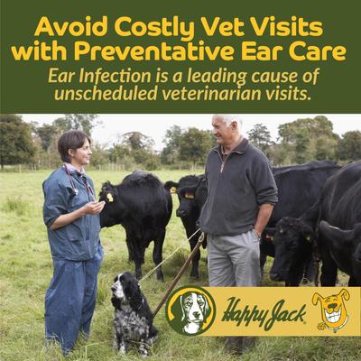 Show full view: Happy Jack Aloe Vera & Cucumber Eucalyptus Scent Dog, Cat & Horse Ear Wipes, 100 count slide 7 of 9