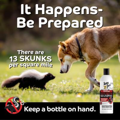Show full view: Happy Jack Mephidide Anti Skunk Dog & Cat Shampoo, 16-fl oz bottle slide 5 of 11