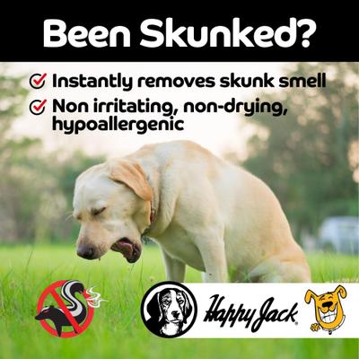 Show full view: Happy Jack Mephidide Anti Skunk Dog & Cat Shampoo, 16-fl oz bottle slide 3 of 11