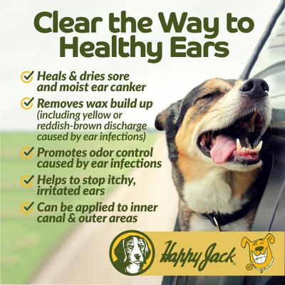 Show full view: Happy Jack Dog & Horse Ear Canker Powder, 0.5-oz bottle slide 3 of 11