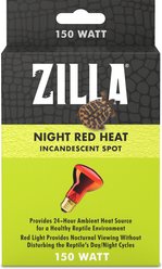 Zilla Night Red Incandescent Reptile Basking Bulb, 150-watt