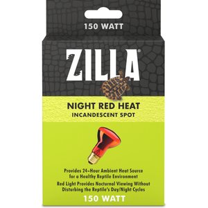 Zilla Night Red Incandescent Reptile Basking Bulb, 150-watt