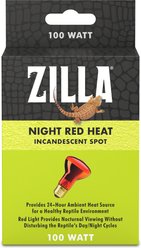 Zilla Night Red Incandescent Reptile Basking Bulb, 100-watt