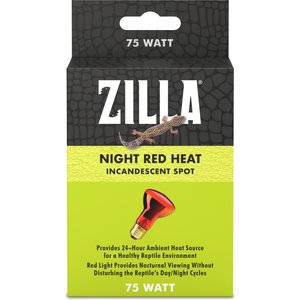 Zilla Night Red Incandescent Reptile Basking Bulb, 75-watt