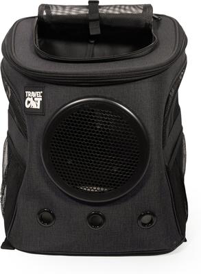 Show full view: Travel Cat Fat Cat Airline Approved Bubble Backpack Cat Carrier, Charcoal slide 2 of 10