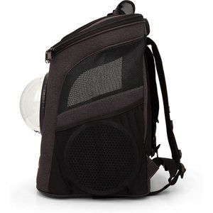 Travel Cat Fat Cat Airline Approved Bubble Backpack Cat Carrier, Charcoal