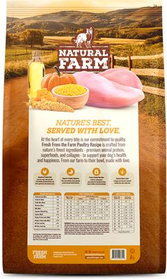 Show full view: Natural Farm Fresh Chicken Recipe with Collagen Dry Dog Food, 4-lb bag slide 3 of 11