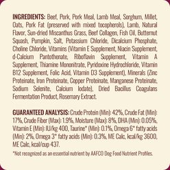 Natural Farm Fresh Beef Recipe with Collagen Dry Dog Food, 22.5-lb bag slide 2 of 9