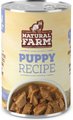 Natural Farm Adult Grain-Free 95% Animal Ingredients Chicken Recipe Canned Wet Puppy Food, 12-oz can, case o...