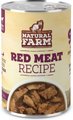 Natural Farm Adult Grain-Free 95% Animal Ingredients Beef Recipe Canned Wet Dog Food, 12-oz can, case of 12