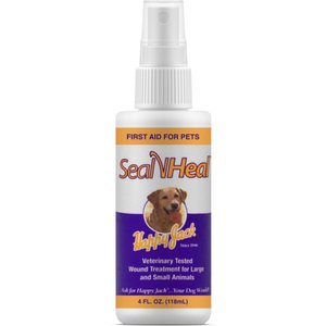 Happy Jack Seal 'N Heal Liquid Bandage Spray for Dogs & Cats, 4-fl oz bottle