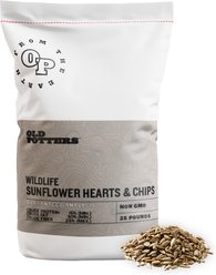Old Potters Co. Wildlife Sunflower Hearts & Chips Wild Bird Food, 25-lb bag