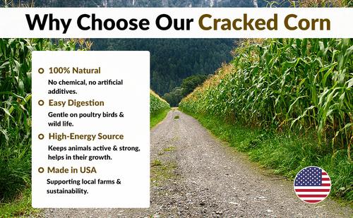 Show full view: Old Potters Co. Wildlife Premium Cracked Corn Wild Bird Food, 15-lb bag slide 5 of 8