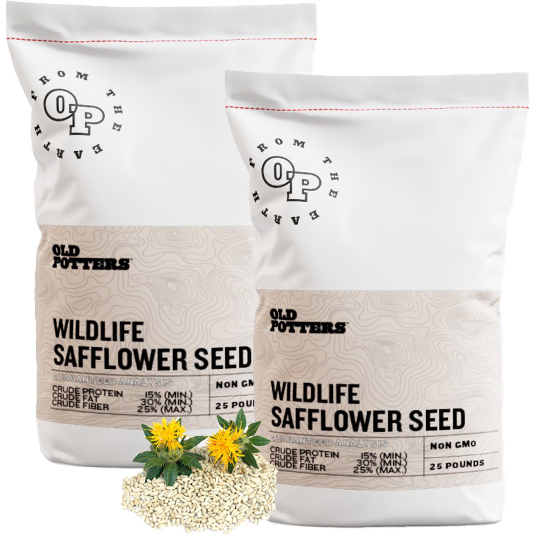 Old Potters Co. Wildlife Safflower Seed Wild Bird Food, 50-lb bag