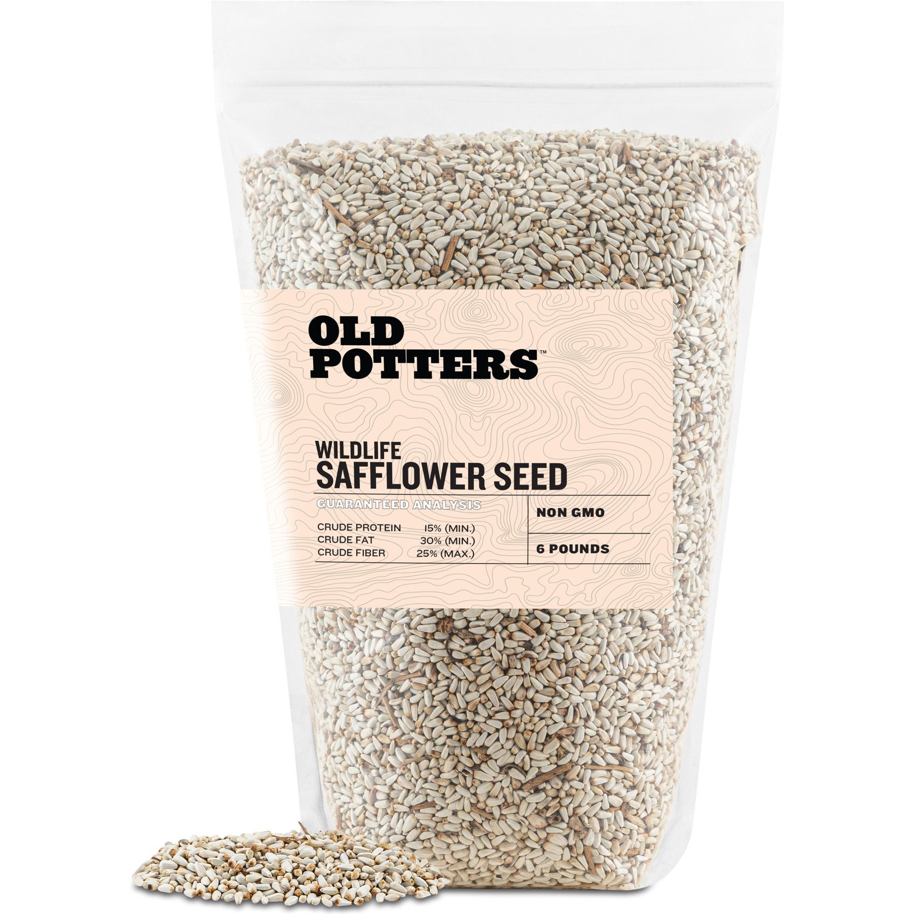 Old Potters Co. Wildlife Safflower Seed Wild Bird Food, 6-lb bag