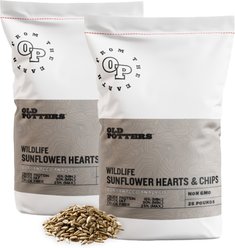 Old Potters Co. Wildlife Sunflower Hearts & Chips Wild Bird Food, 50-lb bag