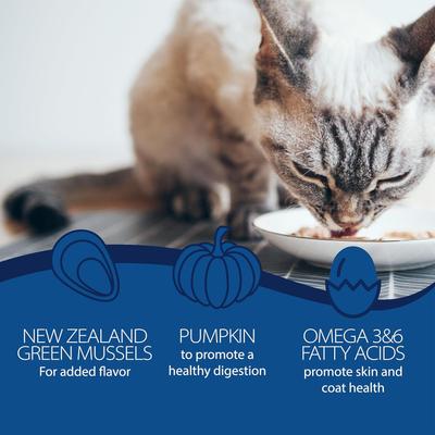 Show full view: Blackwood Chicken & Salmon with Pumpkin Recipe Grain-Free Wet Cat Food, 3-oz can, case of 12 slide 6 of 9