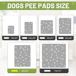 PatiencET Super Absorbent Washable Dog Pee Pads, 48 x 65-in, 1 count slide 2 of 9