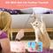 Show in main carousel: Luckylala 2 in1 Interactive Smart Sensor Motion Cat Toy with Laser & Feather, Pink slide 4 of 9