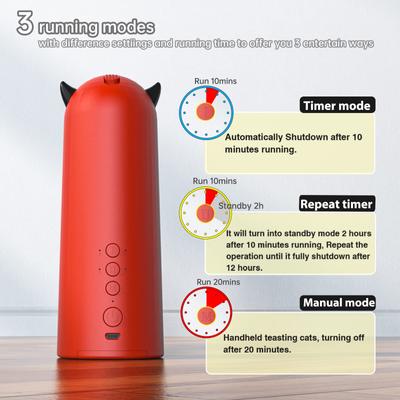 Show full view: Luckylala lnteractive Electronic Laser Cat Toy, Red slide 4 of 9