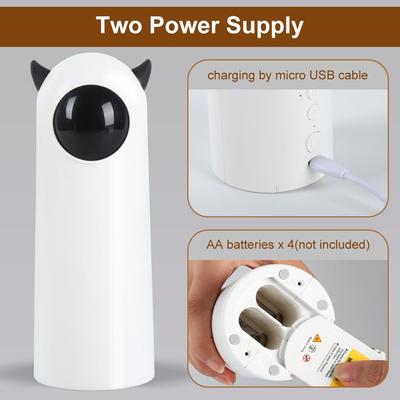 Show full view: Luckylala lnteractive Electronic Laser Cat Toy, White slide 6 of 8