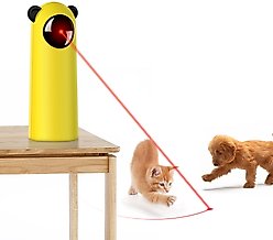 Luckylala lnteractive Electronic Laser Cat Toy, Yellow
