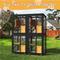 Show in main carousel: TIMHAKA 4 Tier Catio Outdoor Cat Enclosure with 4 Wheels, Black/Yellow, 24.4 x 23.4 x 62.6-in slide 3 of 7