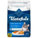 Blue Buffalo Tastefuls Chicken & Brown Rice Recipe Adult Indoor Dry Cat Food, 22-lb bag