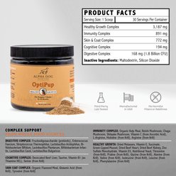 Alpha Dog Nutrition OptiPup All-in-1 Multivitamin Beef Flavor Powder Supplement for Puppies, 5.4-oz jar slide 2 of 9