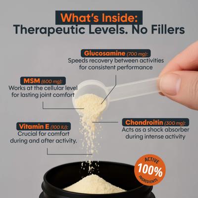 Show full view: Alpha Dog Nutrition Free Range Joint Health Enhancer Powder Supplement for Dogs, 3.9-oz jar slide 4 of 10