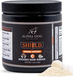 Alpha Dog Nutrition Shield Immune Support Beef Flavor Powder Supplement for Dogs, 1.9-oz jar slide 1 of 9