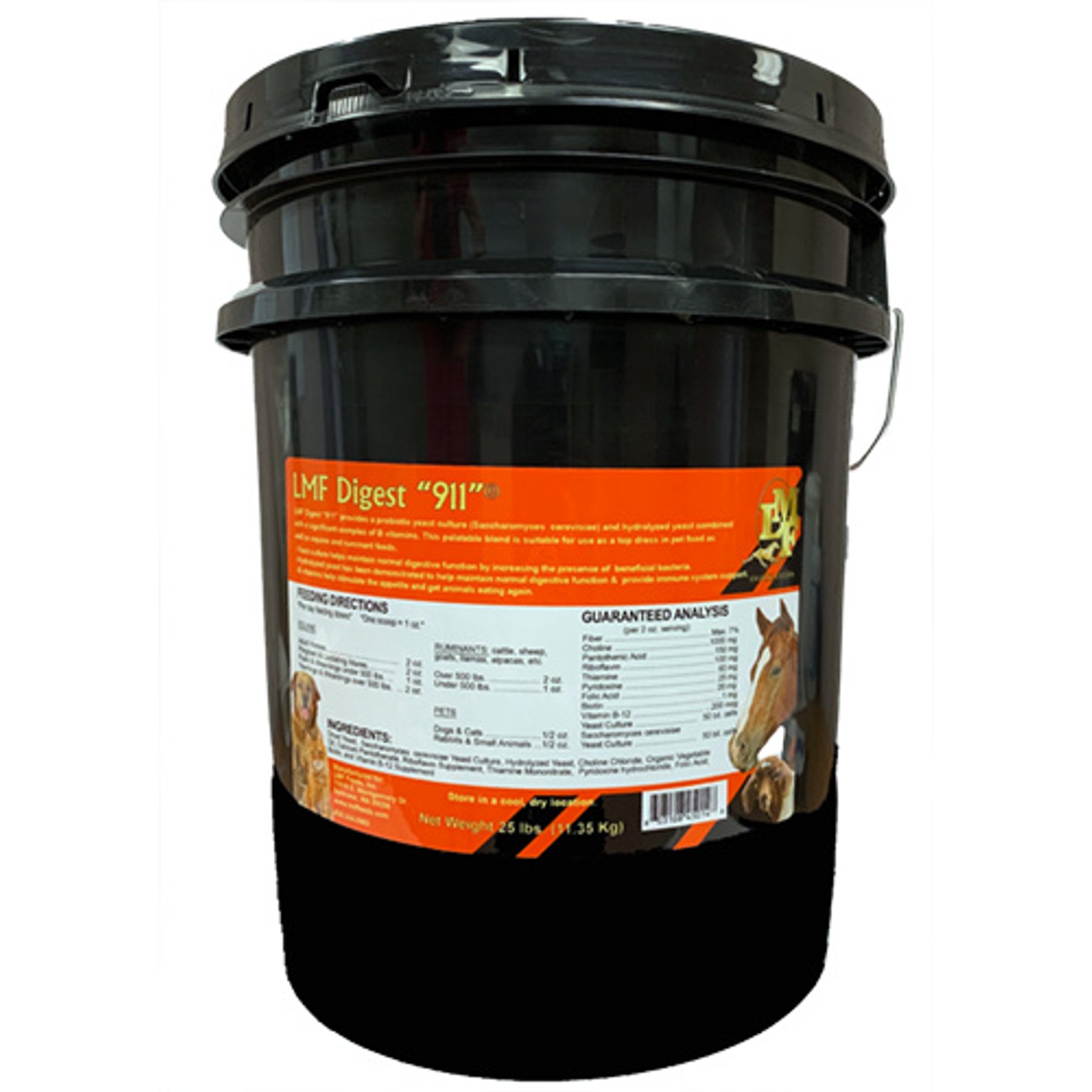LMF Feeds LMF Digest 911 Granule Pet Supplement, 25-lb bucket