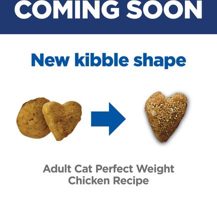 Show full view: Hill's Science Diet Adult Perfect Weight Management Chicken Recipe Dry Cat Food, 7-lb bag slide 4 of 12