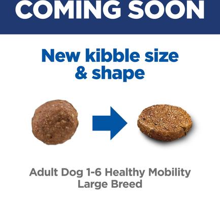 Show full view: Hill's Science Diet Adult Healthy Mobility Large Breed Chicken Meal, Brown Rice & Barley Recipe Dry Dog Food, 30-lb bag slide 4 of 12