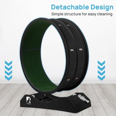 Show full view: RYPetmia Indoor Cat Exercise Wheel with Interactive Toy, Black, 38.5 x 14.5 x 40.6-in slide 2 of 8