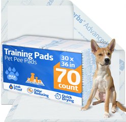 Medline Advanced Ultrasorbs Drypads Dog Pee Pads, 30 x 36-in, 70 count