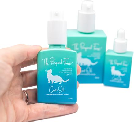 Show full view: The Pampered Ferret Coat Oil Supplement for Ferrets, 30-ml bottle slide 8 of 10
