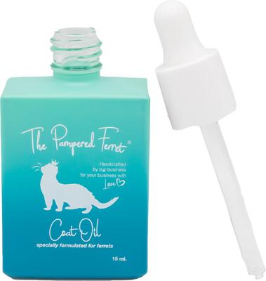 Show full view: The Pampered Ferret Coat Oil Supplement for Ferrets, 15-ml bottle slide 4 of 10